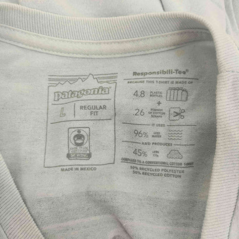 パタゴニア patagonia ロングスリーブ ラインロゴ リッジ レスポンシビリティー ロンT メンズ import:L